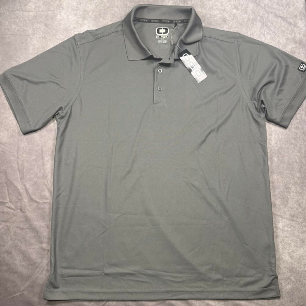 NWT OGIO Men's Performance Golf Polo Shirt - Gray, Size Large